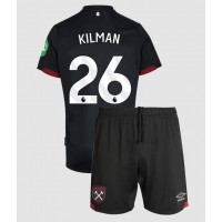 Maglia Calcio West Ham United Max Kilman #26 Seconda Divisa Bambino 2024-25 Manica Corta (+ pantaloncini)